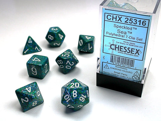 Speckled 7-Die Set Sea Chessex Dice (CHX25316)