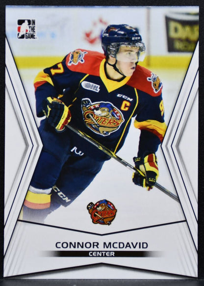 2014-15 Leaf In The Game CHL Connor McDavid 01 Erie Otters 8376