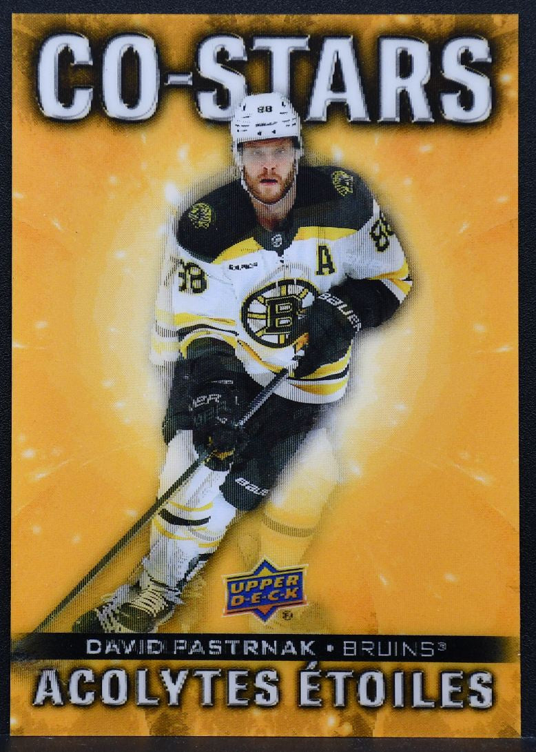 25-26 UD Tim Hortons Co-Stars David Pastrnak / Charlie McAvoy CO-5 Boston Bruins 1947