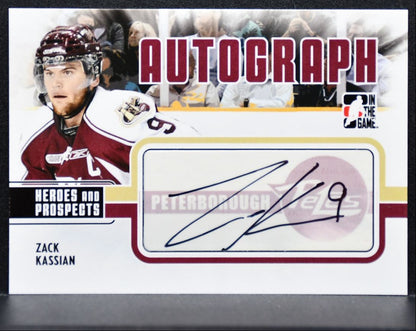2009-10 In The Game Heroes and Prospects Autographs Kassian Auto 9984