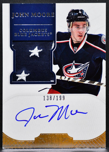 2012-13 Panini Dominion Rookie Patch Auto Moore RC Auto 138/199 Patch 9503