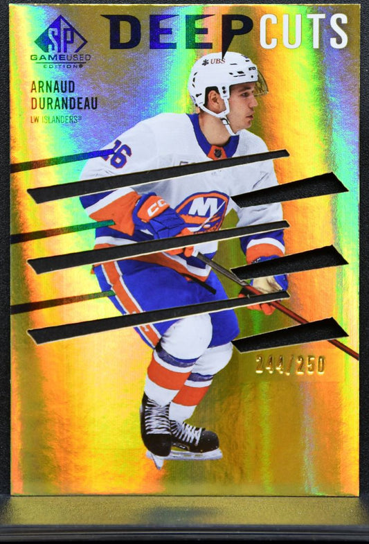 2023-24 SP Game Used Deep Cuts Arnaud Durandeau DC-6 New York Islanders RC 0793