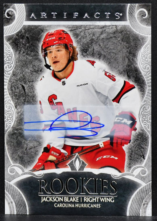 2024-25 UD Artifacts Rookies Silver Auto Jackson Blake XV  RC Auto