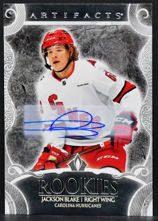 2024-25 UD Artifacts Rookies Silver Auto Jackson Blake XV  RC Auto