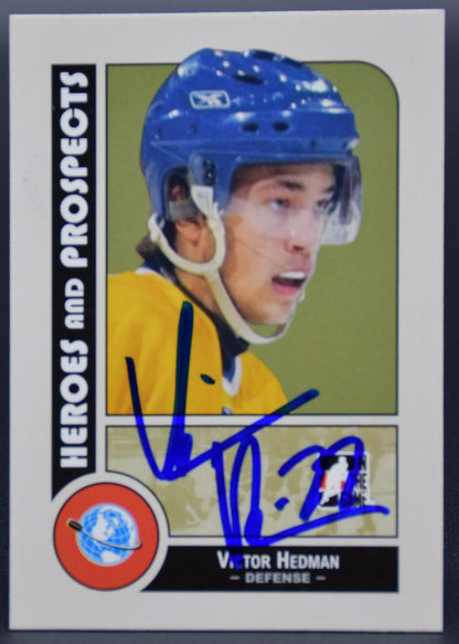 2008-09 In The Game Heroes and Prospects Auto Victor Hedman 10 Auto