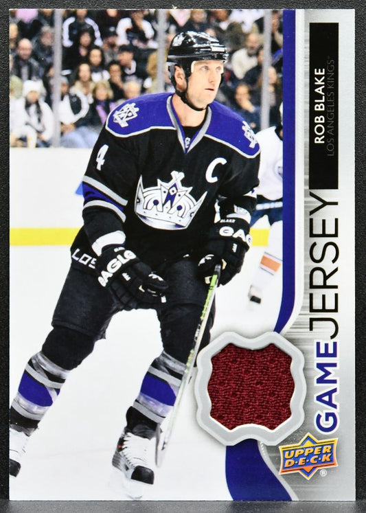 2014-15 Upper Deck Series 2 Game Jerseys Rob Blake GJ-BL Kings Jersey 2723