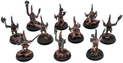 FYRESLAYERS 10 Vulkite Berzerkers #3 WELL PAINTED Warhammer Sigmar