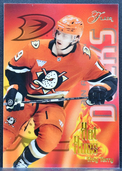 2025-26 Flair Hot Hues Troy Terry 1 Anaheim Ducks 8679