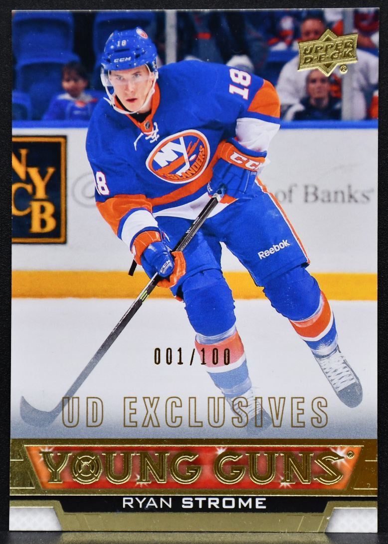 2013-14 UD Series 2 Young Guns UD Exclusives Ryan Strome 482 Islanders RC /100 3919