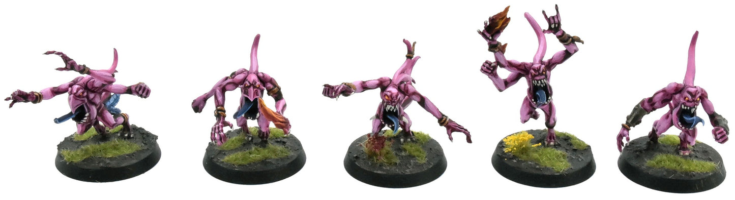 DISCIPLES OF TZEENTCH 10 Pink Horrors Of Tzeentch #1 PRO PAINTED Sigmar