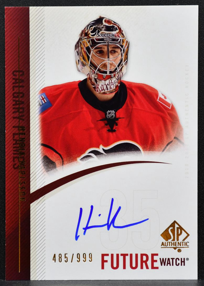 2010-11 SP Authentic Future Watch Auto Henrik Karlsson RC Auto 485/999 2701