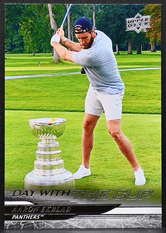 2024-25 Upper Deck Series 2 Day With The Cup Aaron Ekblad DC4 Florida Panthers 9584