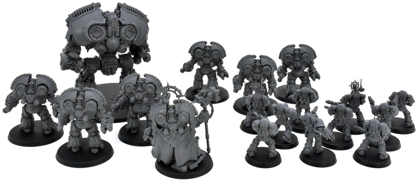 SATURNINE HALF BOX ARMY LOYALIST #1 Assembled 30K Dreadnought HORUS HERESY