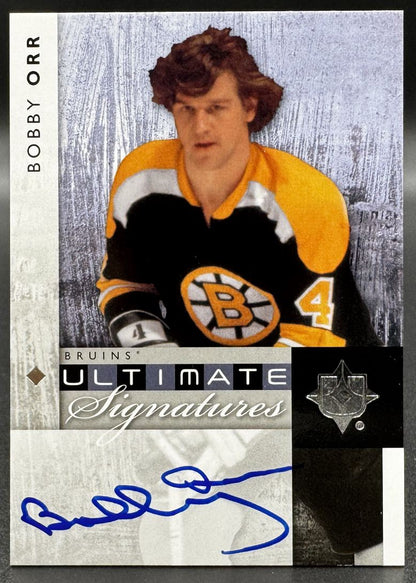 Carte autographiée Bobby Orr US-BO des Bruins de Boston, collection Ultimate UD 2012-2013