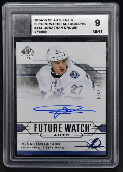 2015-16 SP Authentic Future Watch Auto Jonathan Drouin 313 RC Auto 271/999