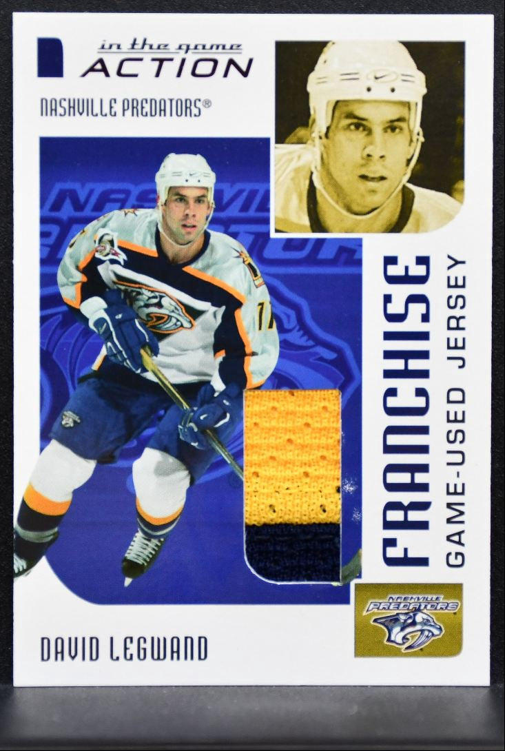 2003-04 In The Game Action Franchise Jerseys David Legwand Predators Jersey 1953
