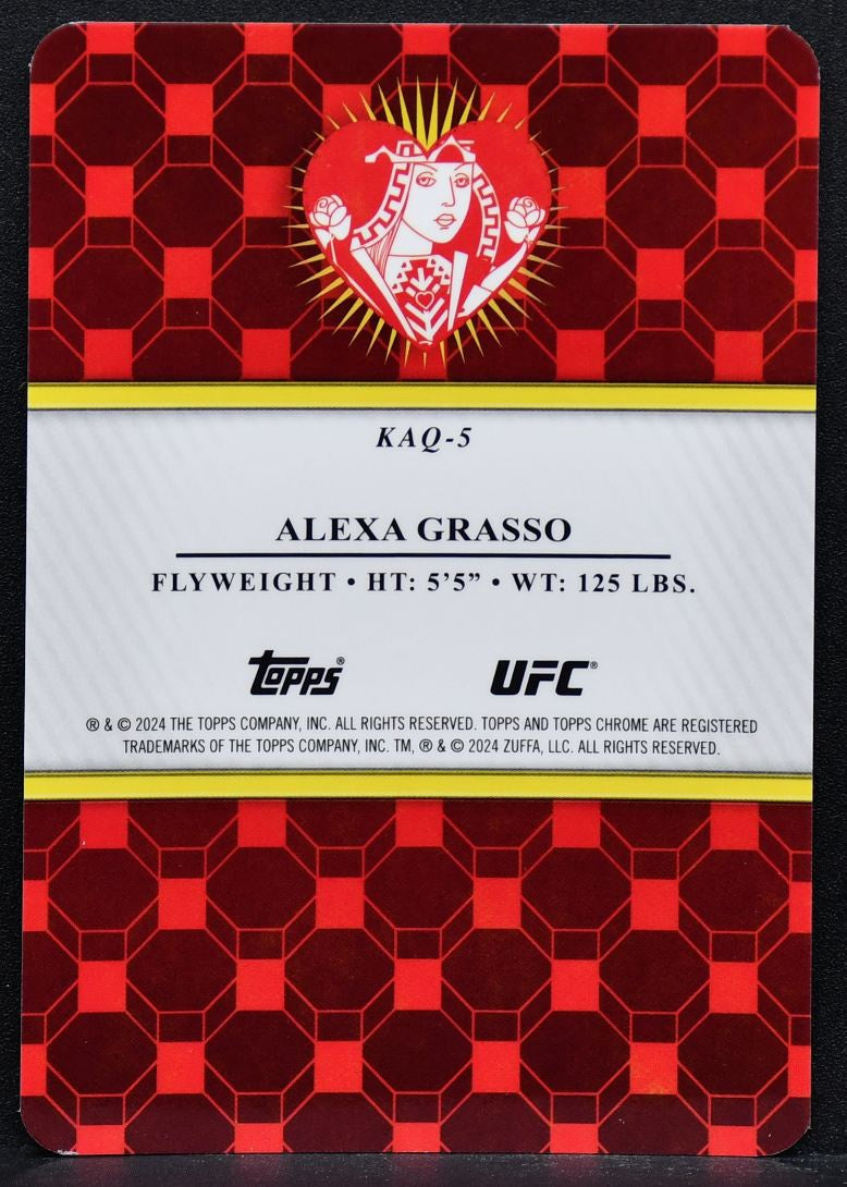 2024-25 Topps Chrome UFC Kings and Queens Alexa Grasso KAQ-5