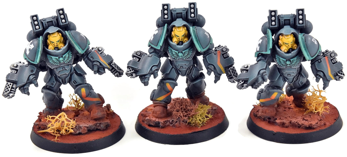 SPACE MARINES 3 Aggressors #3 PRO PAINTED Warhammer 40K