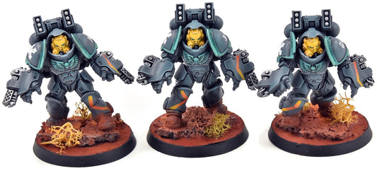 SPACE MARINES 3 Aggressors #3 PRO PAINTED Warhammer 40K