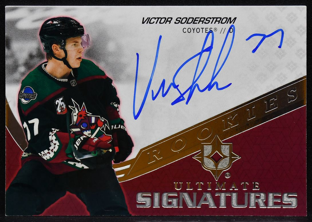 2020-21 UD Ultimate Collection RC Victor Soderstrom USR-VS Coyotes RC Auto 4654