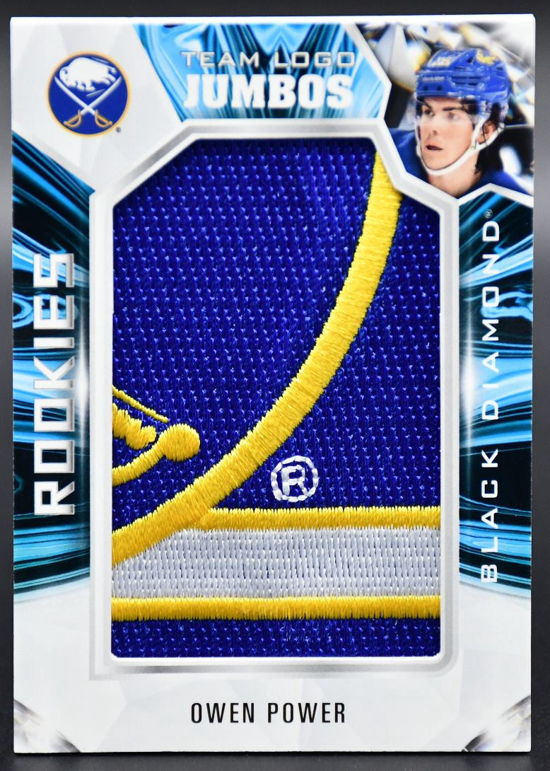 2022-23 UD Black Diamond Owen Power RTL-OP Buffalo Sabres RC Patch