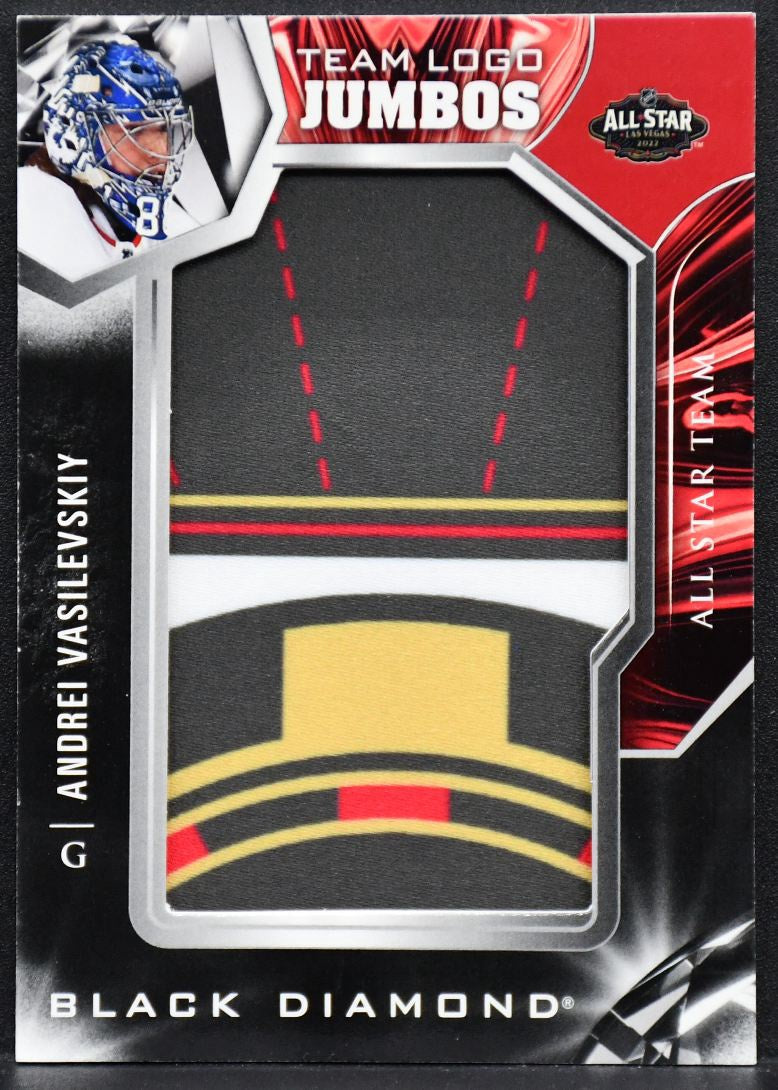 2022-23 UD Black Diamond Team Logo Jumbos Andrei Vasilevskiy TL-AV All Star