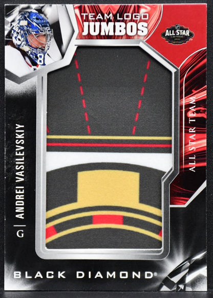 2022-23 UD Black Diamond Team Logo Jumbos Andrei Vasilevskiy TL-AV All Star