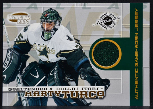 2003-04 Pacific Invincible Authentic Game-Worn Jersey Turco Stars /200 Jersey 2387