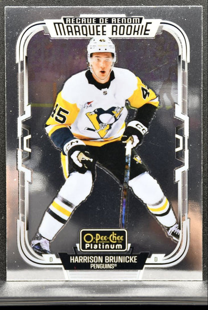 2025-26 O-Pee-Chee Marquee Rookie Harrison Brunicke Pittsburgh Penguins RC 0238