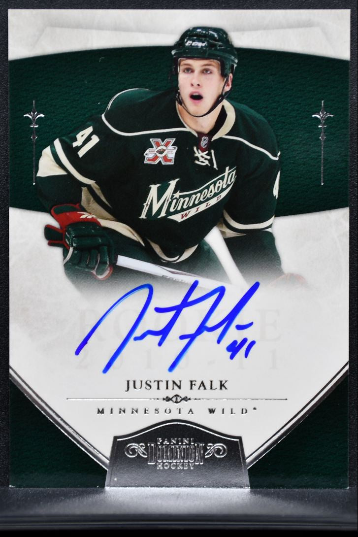 2010-11 Panini Dominion Rookie Auto Justin Falk 188 Auto /199 6751