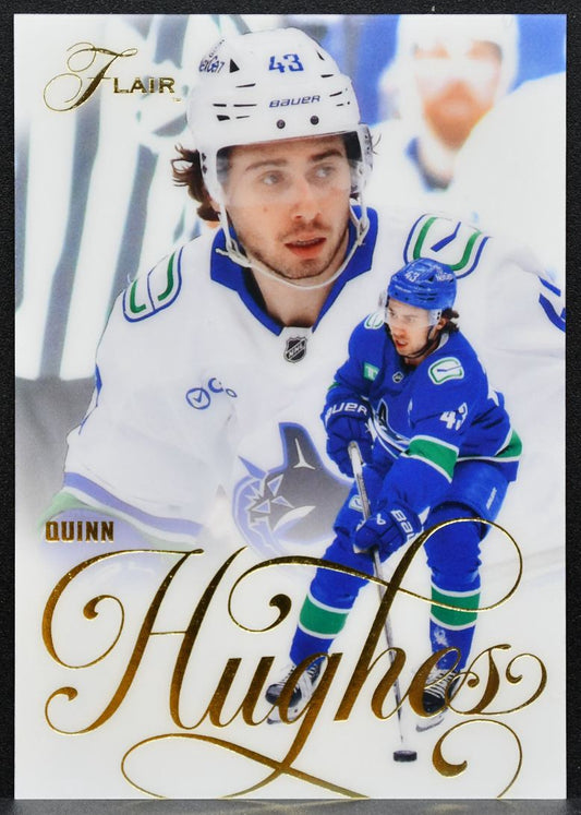 2025-26 Flair Quinn Hughes 134 Vancouver Canucks 5015