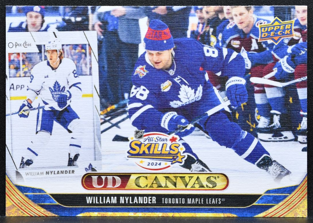 2024-25 UD Extended Series UD Canvas All Star Skills Nylander Die-Cut 3851