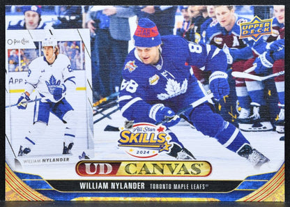 2024-25 UD Extended Series UD Canvas All Star Skills Nylander Die-Cut 3851