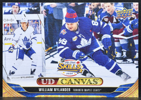 2024-25 UD Extended Series UD Canvas All Star Skills Nylander Die-Cut 3851