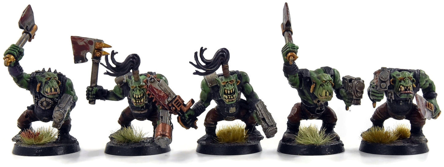ORKS 10 Boyz #20 WELL PAINTED Warhammer 40K
