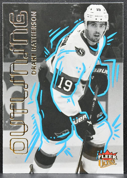 2025-26 Fleer Ultra Outlining Drake Batherson OL16 Ottawa Senators 3882