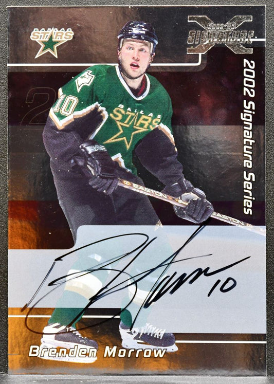2001-02 Be a Player Signature Series Autographs Brenden Morrow Stars Auto 7545