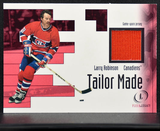 2002-03 Fleer Legacy Tailor Made Larry Robinson Jersey 1992