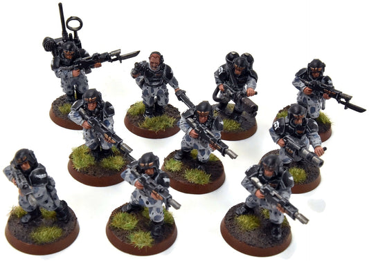 ASTRA MILITARIUM 10 Cadian Shock Troops #10 WELL-PAINTED Warhammer 40K