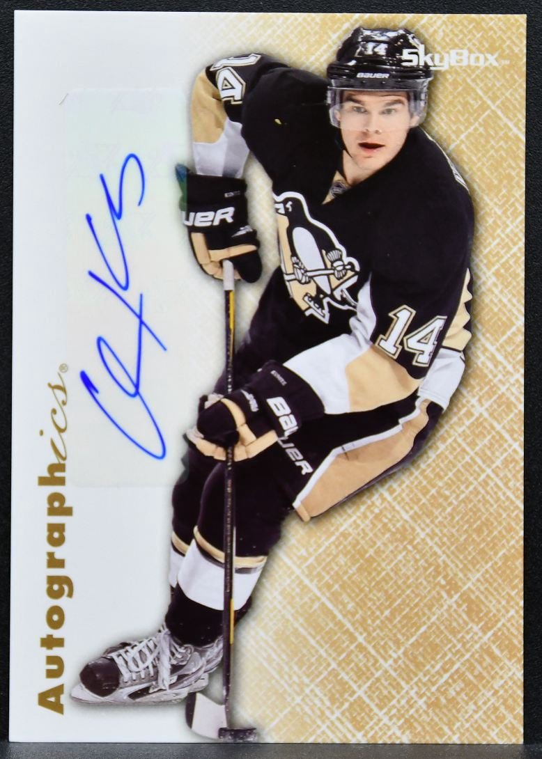 2012-13 Fleer Retro 1996-97 Skybox Autographics Chris Kunitz Penguins Auto 6852