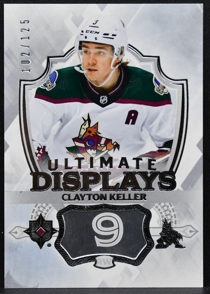 2023-24 Upper Deck Ultimate Displays Clayton Keller UD-CL 102/125 0039