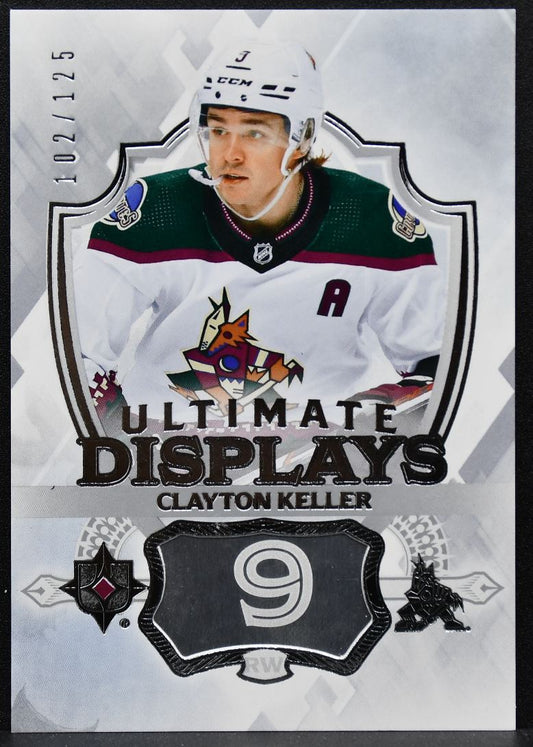 2023-24 Upper Deck Ultimate Displays Clayton Keller UD-CL 102/125 0039