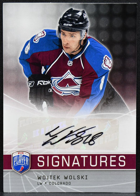 2008-09 Upper Deck Be A Player Signatures Wojtek Wolski S-WW Auto 4624