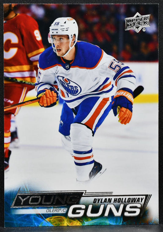 2022-23 Upper Deck Series 2 Young Guns Dylan Holloway 461 Oilers RC 3802