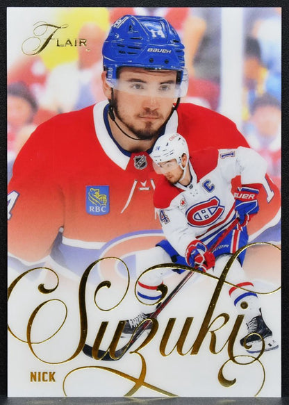2025-26 Flair Nick Suzuki 65 Montreal Canadiens 4216