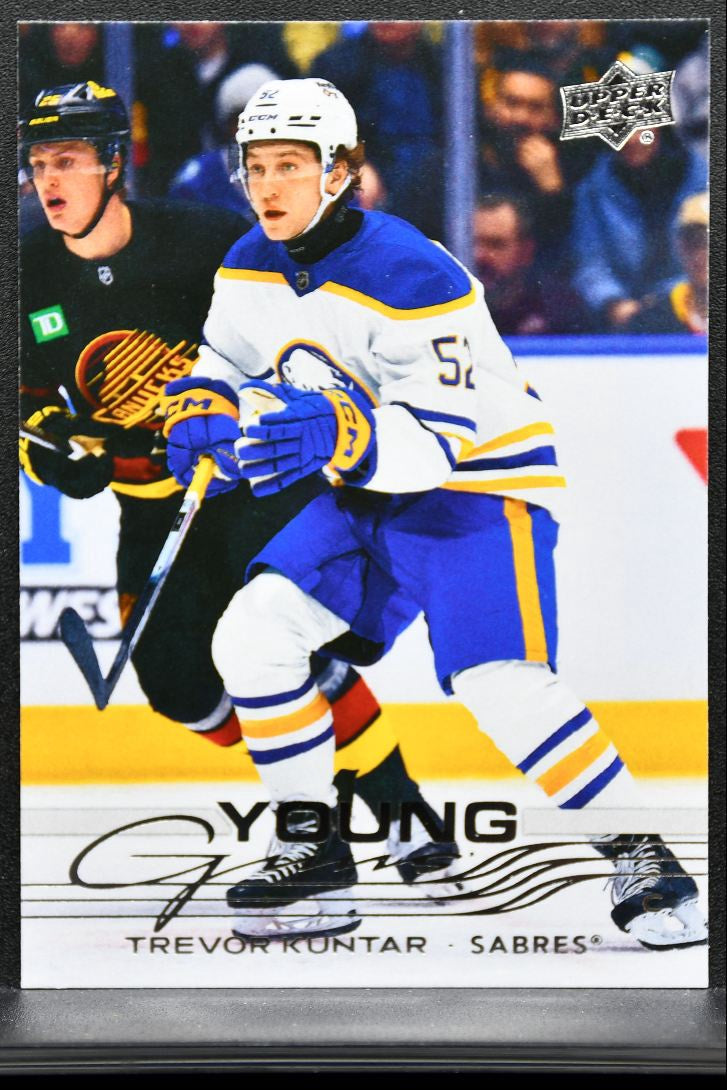 2025-26 Upper Deck Extended Series Young Guns Trevor Kuntar 704 Sabres RC 0016