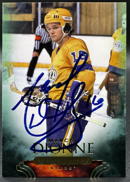 2011-12 UDUD Parkhurst Champions Marcel Dionne 21 Los Angeles Kings Auto