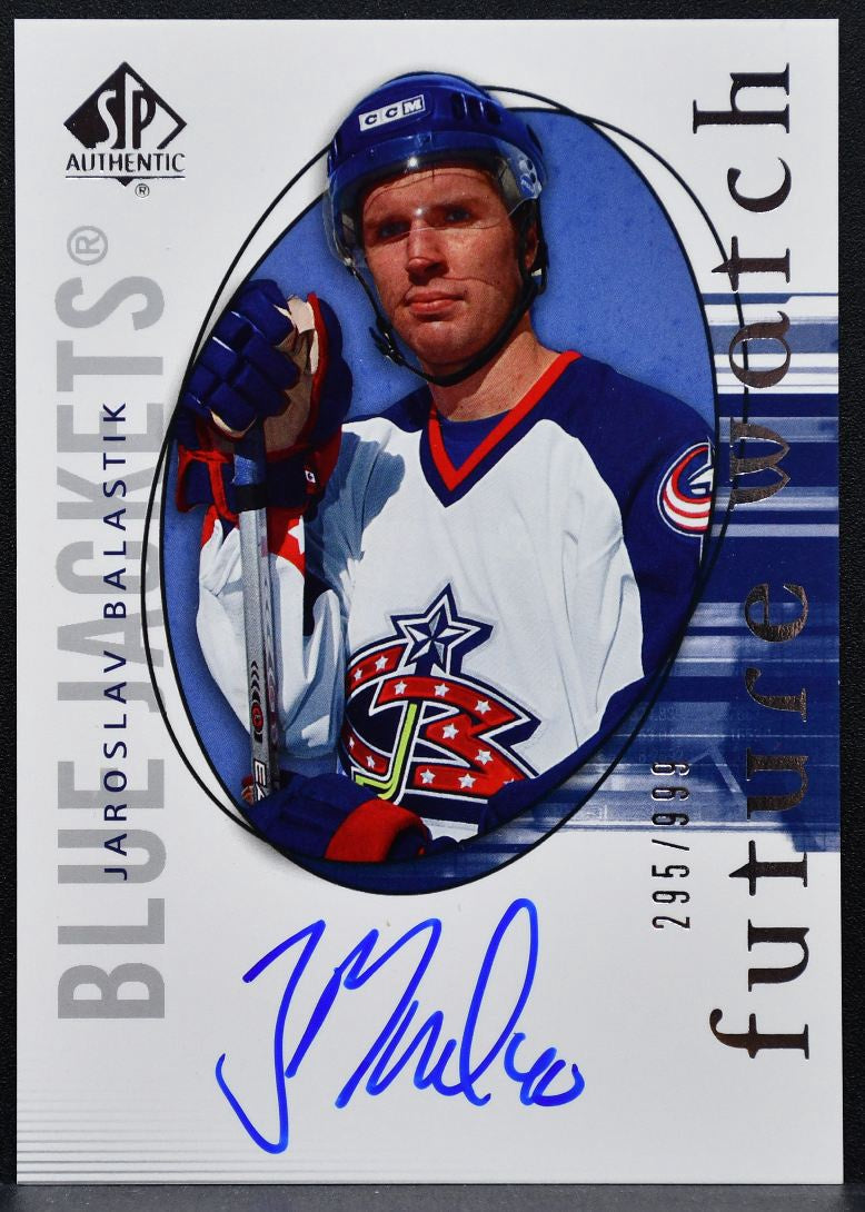 2005-06 SP Authentic Future Watch Auto Jaroslav Balastik RC Auto 8245