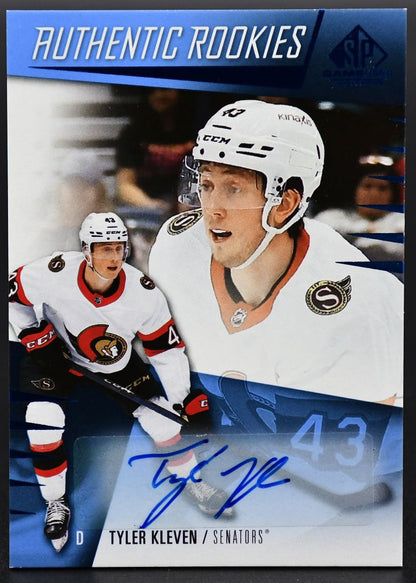 2023-24 SP Game Used Auto Tyler Kleven 264 Ottawa Senators Auto
