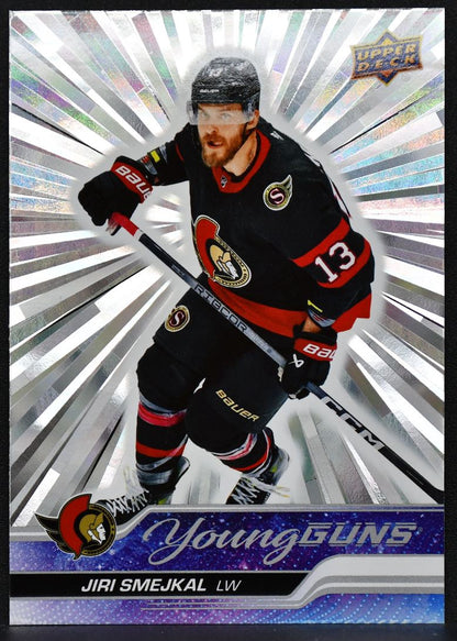 2023-24 UD Extended Series YG Outburst Jiri Smejkal 715 Ottawa Senators RC 2722